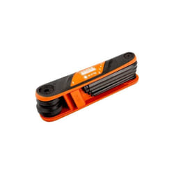Bahco - Jeu de clés mâles 6 pans à tête sphérique repliable, métriques, manche bimat-7pc