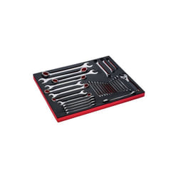 Bahco - Jeu de clés à molette/mixtes/à fourche doubles, module mousse 3/3 Fit&Go - 30 pc