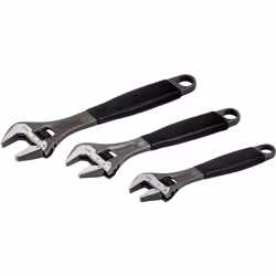 Lot de 3 clés à molette ADJUST 3-90 Bahco 9070-9071-9072. Clé à molette de grande qualité est entièrement conçue en alliage d ...