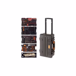 BAHCO - Caisse à outils métallique, kits d'outils multi-usages - 194 pcs Caractéristiques principales de ce produit : Caisse  ...