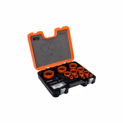 BAHCO - Coffret de scies trépans bimétal Sandflex® 16 mm-83 mm - 18 pcs Caractéristiques principales de ce produit : Assortim ...