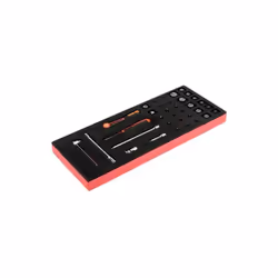 BAHCO - Jeu de cliquets à tête ronde et douilles 1/4", module mousse 1/3 Fit&Go - 35 pcs Caractéristiques principales de ce p ...