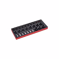 BAHCO - Jeu de douilles 1/2", module mousse 1/3 Fit&Go - 28 pcs Caractéristiques principales de ce produit : Comprend 28 pièc ...