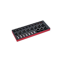 Jeu de douilles 1/2', module mousse 1/3 Fit&Go - 28 pcs - Bahco