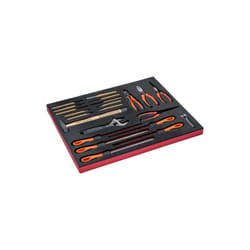 Bahco - Jeu de clés à molette/outils de frappe/limes/pinces, module 3/3 Fit&Go - 22 pcs