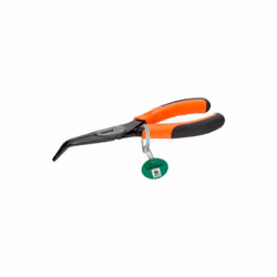BAHCO - Pince à bec demi-rond ERGO™ avec bouts courbés 45° et anneau de sécurité, 200 mm Caractéristiques principales de ce p ...
