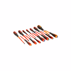 BAHCO - Jeu de Tvis à fente/PH/PZ/TORX®/Combi PZ ERGO™, poignée caoutchouc - 14 pc Caractéristiques principales de ce produit ...