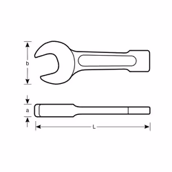 Bahco NSB100-45 Clé plate