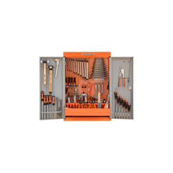 Armoire avec 2 portes + kits d'outils multi-usages - 110 pcs - Bahco