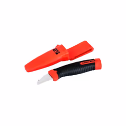 BAHCO - Couteau d'électricien à dénuder pour droitiers, 145 mm Caractéristiques principales de ce produit : Pour droitiers. A ...