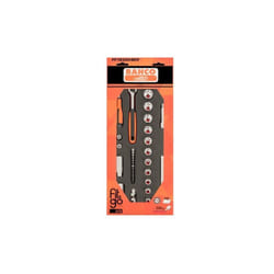 Module mousse Fit&Go 1/3, douilles 1/4 & 3/8 - 33 Pcs emballage individuel - Bahco