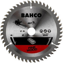 Bahco - Lame de scie circulaire 165x20mm pour le bois avec scies plongeantes
