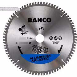 Cette lame de scie circulaire Bahco 8501-305-30-96S à pointe au carbure de tungstène pour l'aluminium et plastique avec scies ...