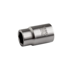 Douille en acier inoxydable 6 pans 1/4', métrique - Bahco