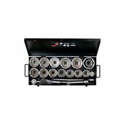 BAHCO - Coffret de douilles 12 pans 1 en pouces. Dans un coffret en métal Caractéristiques principales de ce produit : Finiti ...