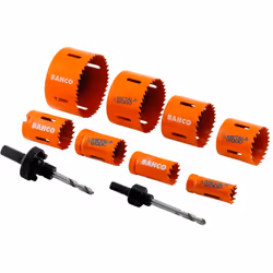 Set de scies trépans Sandflex® BI-METAL BAHCO 3834-PROMO-82 - Les scies trépans bimétal Sandflex® sont spécialement conçues p ...