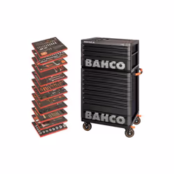 BAHCO - Servante avec 560 outils à usage général Caractéristiques principales de ce produit : Servante d'atelier usage intens ...