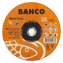 Disque abrasif Bahco Metal Inox; 230x2,5 mm