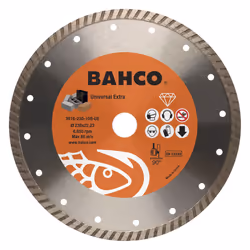 Disque à tronçonner diamanté Bahco 3916-125-10S-UE; 125 mm
