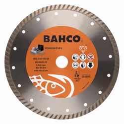 Disque à tronçonner diamanté Bahco 3916-230-10S-UE; 230 mm