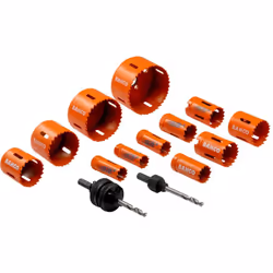 Set de scies trépans Sandflex® BI-METAL BAHCO 3834-PROMO-122-76 - Les scies trépans bimétal Sandflex® sont spécialement conçu ...