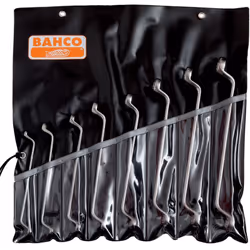 Set de 8 clés doubles longues coudées métriques BAHCO 2M/8T - Profil Dynamic-Drive™ 12 pans pour une plus longue durée de vie ...