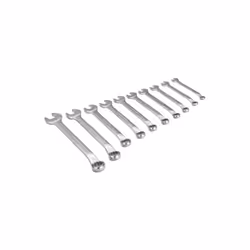 BAHCO - Jeu de clés mixtes contre-coudées, dimensions métriques - 10 pcs/boîte Caractéristiques principales de ce produit : J ...