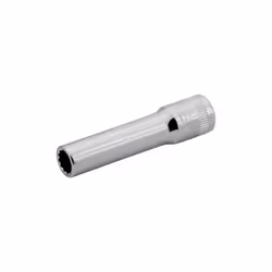 BAHCO - Douille longue 12 pans 1/4", dimensions en pouces Caractéristiques principales de ce produit : Corps cranté pour viss ...
