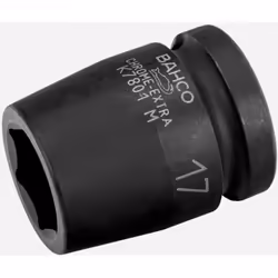 Prise d'impact Bahco K7801M-12; 1/2''; 12 mm Code EAN : 7314151815790 Marque : Bahco Poids du produit (kg) : 0.09