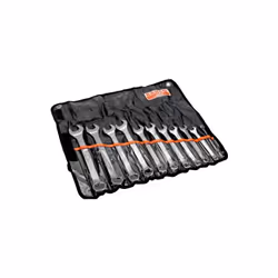 BAHCO - Jeu de clés mixtes plates, en pouces - 11 pcs/pochette en plastique noire Caractéristiques principales de ce produit  ...