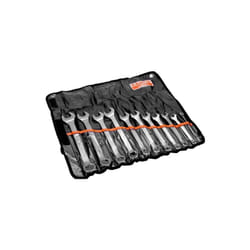 Jeu de clés mixtes plates, en pouces - 11 pcs/pochette en plastique noire - Bahco