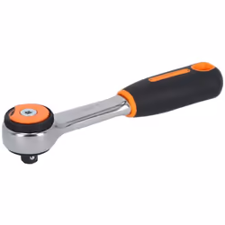 Clé à cliquet réversible 1/4" BAHCO 6950RN - Système de poussée : pousse la tête de cliquet sans risque de libérer la douille ...
