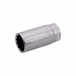 BAHCO - Douille longue 12 pans 3/8, dimensions en pouces Caractéristiques principales de ce produit : Corps cranté pour vissa ...