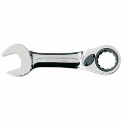Bahco 10RM-8, 8 mm, Chrome, Alliage acier chromé, Chrome, Mat, 15°
