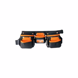 BAHCO - Ceinture enfant à 3 mini-sacoches, 430 mm x 60 mm x 150 mm Caractéristiques principales de ce produit : En nylon épai ...