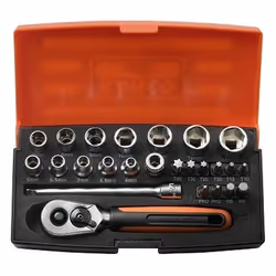 Ensemble d'outils Bahco SBSL25; 1/4''; 25 unités