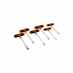 BAHCO - Jeu de tournevis à douille 6 pans avec manche en T 5-13 mm - 6 pcs Caractéristiques principales de ce produit : Jeu d ...
