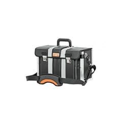 Malette à outils en cuir avec ouverture avant, 440 mm x 210 mm x 260 mm - Bahco
