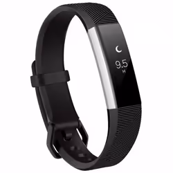 Bracelet de Montre INF - Fitbit Alta / HR - Silicone Noir - Sport - Water resistant