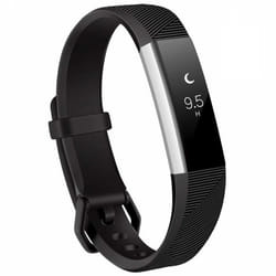 Bracelet de Montre INF - Fitbit Alta / HR - Silicone Noir - Sport - Water resistant