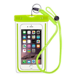 Etui mobile étanche - INF - Universel - Vert - Protection sous leau - Identification tactile