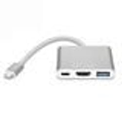 Adaptateur multiport USB-C - INF - 4K HDMI - USB 3.0 - Chargement USB-PD - Connectivité améliorée