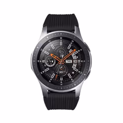 INF Bracelet de montre compatible avec Samsung Galaxy Watch silicone noir L