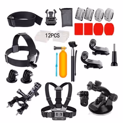 Kit daccessoires GoPro avec 37 pièces