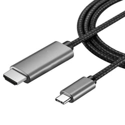Câble USB-C vers HDMI 4K 2 mètres câble USB C vers HDMI UHD 4K / 30Hz câble adaptateur USB Type C vers HDMI 2 mètres