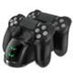 Station de chargement - PS4 - Double - Micro USB - Noir - Charge automatique