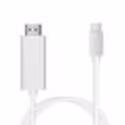 Câble USB-C vers HDMI - INF - 4K - 18 mètres - Blanc - Convertit image et son