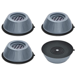 Base dinstallation - INF - Pieds anti-vibrations pour lave-linge/sèche-linge - Gris