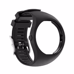 Bracelet - INF - M200 - Silicone Noir - Résistant à leau - Mixte
