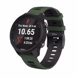 INF Bracelet pour Garmin Forerunner 245 / 645 / Vivoactive / Vivomove Vert 20 mm